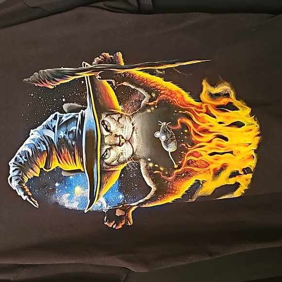 Cat Wizard Graphic T - Picture 2 of 3